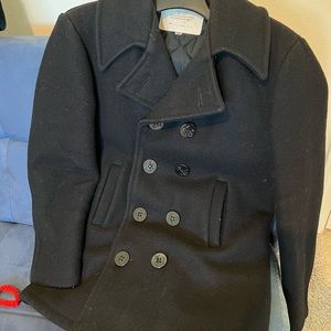 Navy Peacoat, women size Small, used a few times